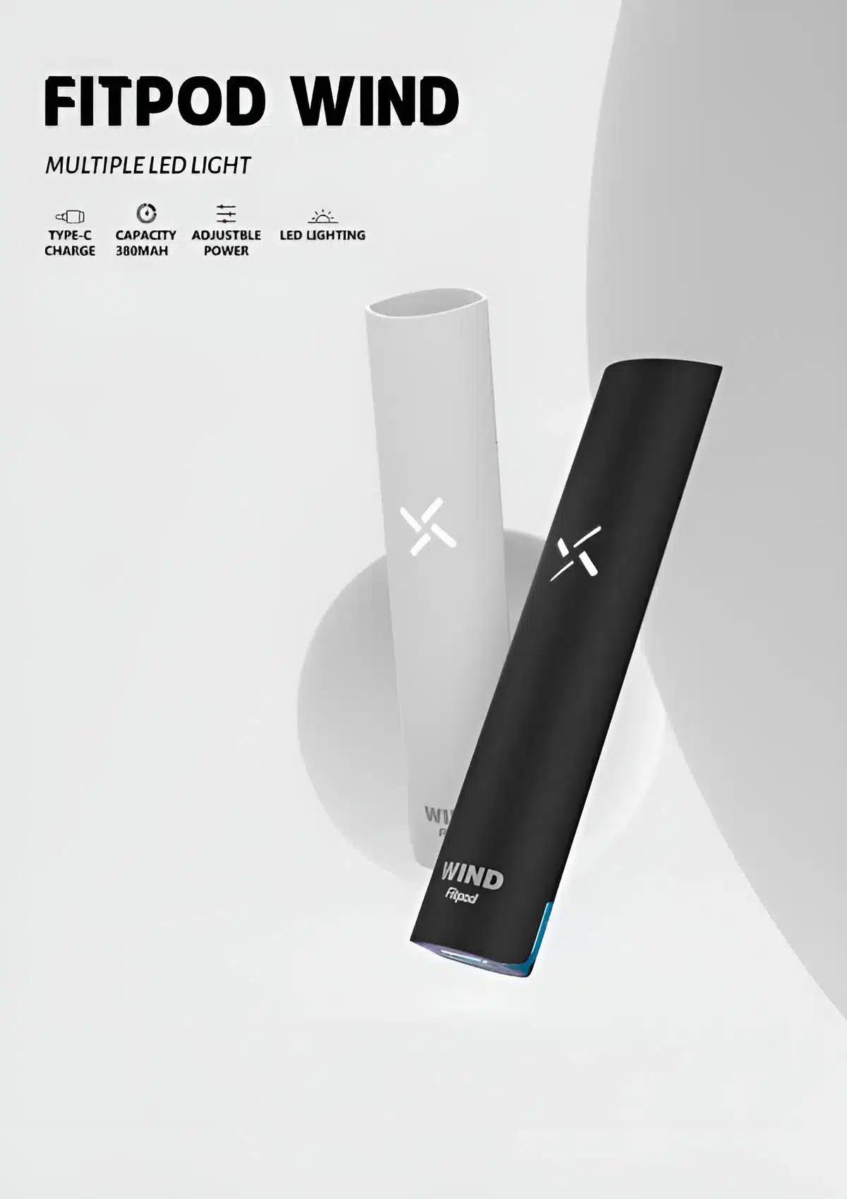 Fitpod Wind 氣流調節煙桿|四檔霧化模式|適配RELX一代·SP2·LANA|7-11到付 Fitpod Wind 氣流調節煙桿|四檔霧化模式|適配RELX一代·SP2·LANA|7-11到付:圖片 4