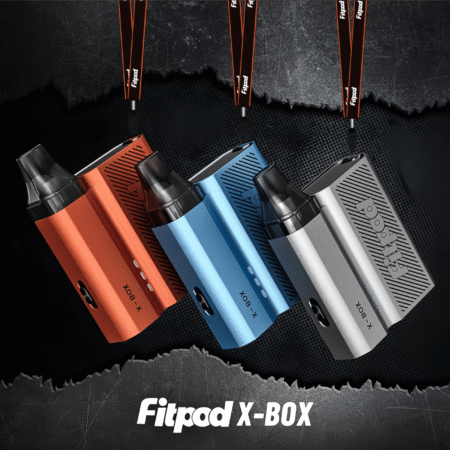 FITPOD X-BOX 小煙主機｜斯萊克 SLYEKS 四代組合｜1300mAh 強勁續航｜Type-C 快速充電